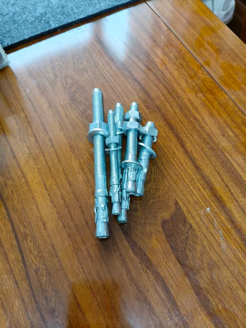 Wedge anchors for concrete fastening